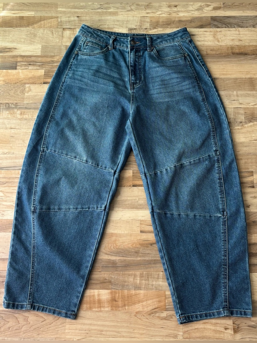 BCBGeneration Barrel Leg Jeans Synopsis 5/27 Horseshoe Baggy 90s Balloon